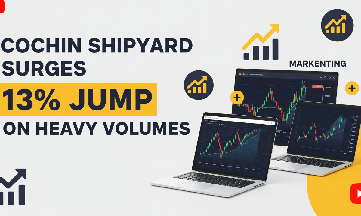 Cochin Shipyard Surges 13% Jump on Heavy Volumes