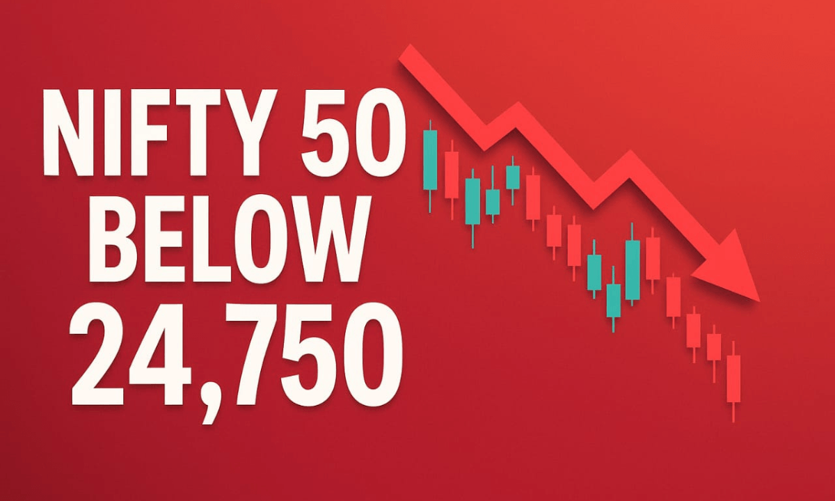 Nifty 50 Below 24,750